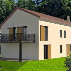 Prévisualisation dela surélévation d'une maison